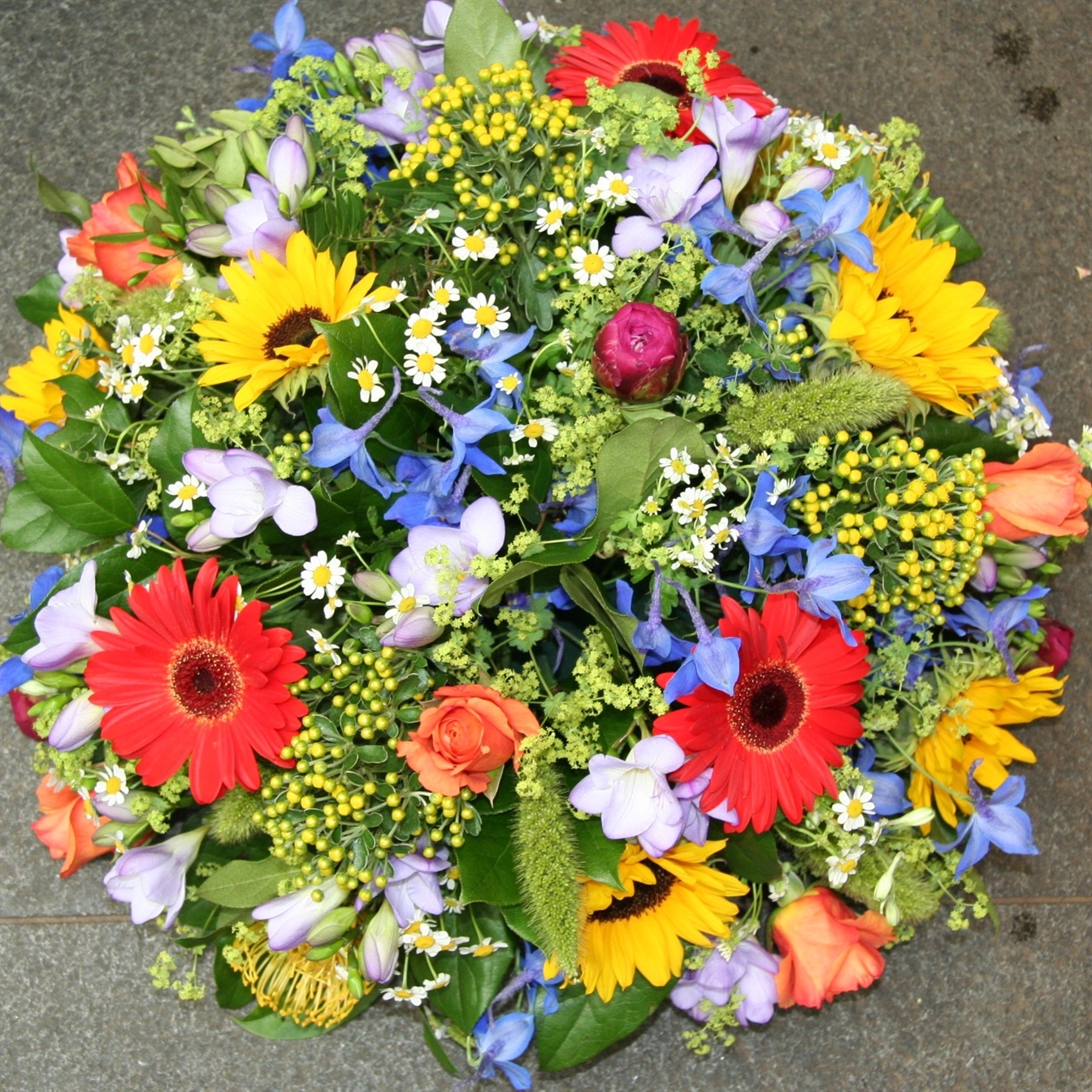 Biedermeier kleurrijk